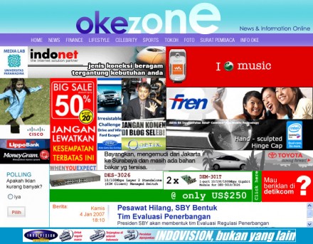 OkeZone desain baru hasil retouch